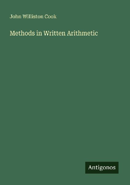 Methods in Written Arithmetic