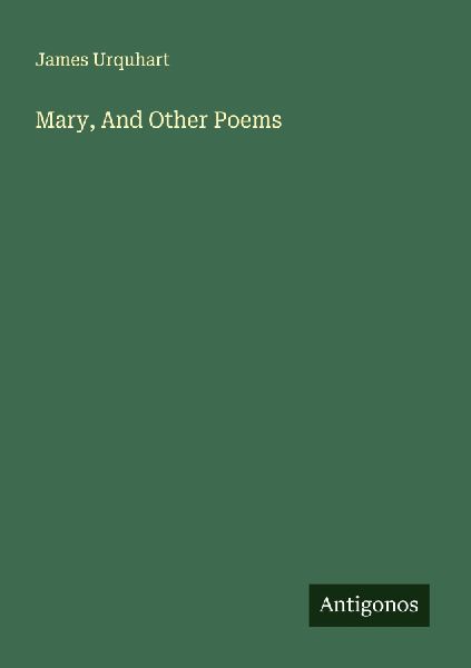 Mary, And Other Poems