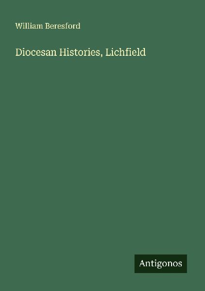Diocesan Histories, Lichfield