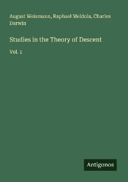 Studies in the Theory of Descent: Vol. 1