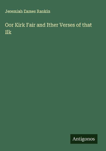 Oor Kirk Fair and Ither Verses of that Ilk