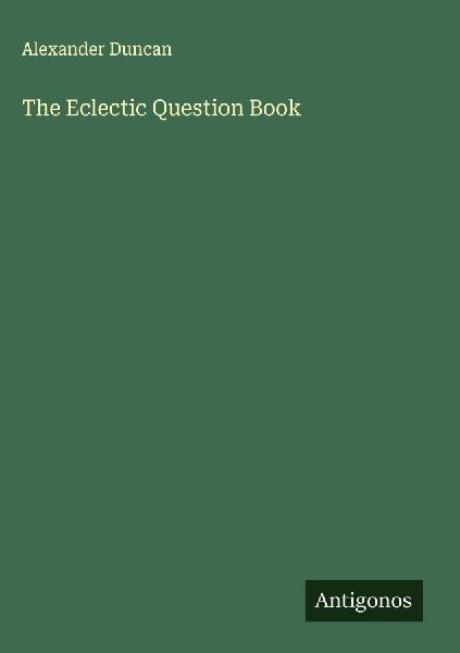 The Eclectic Question Book