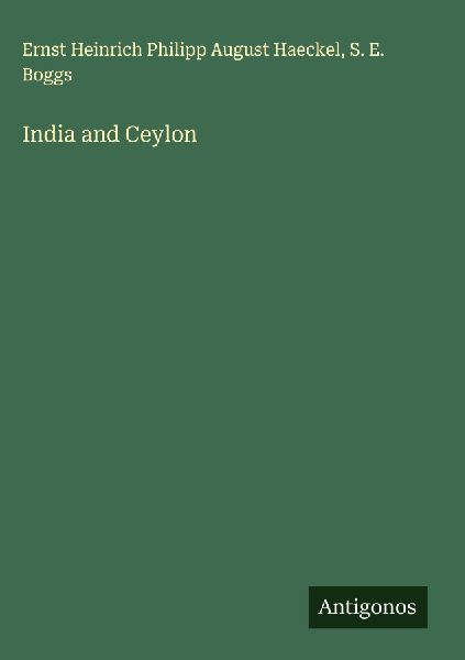India and Ceylon