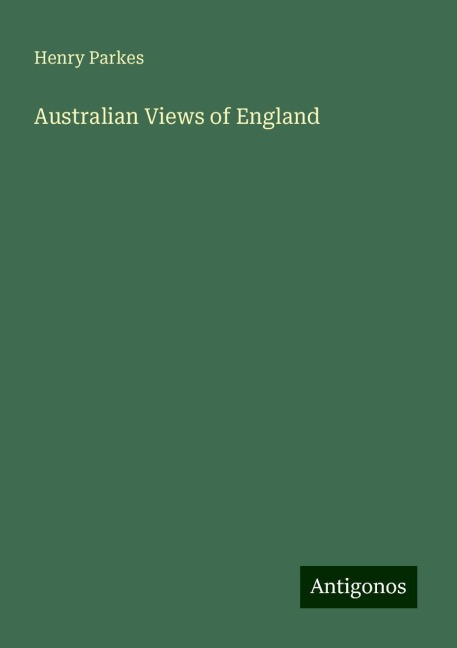 Australian Views of England