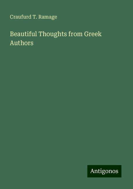 Beautiful Thoughts from Greek Authors