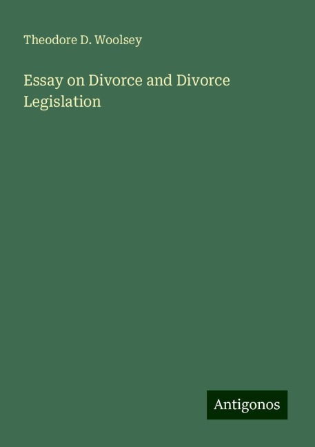 Essay on Divorce and Divorce Legislation