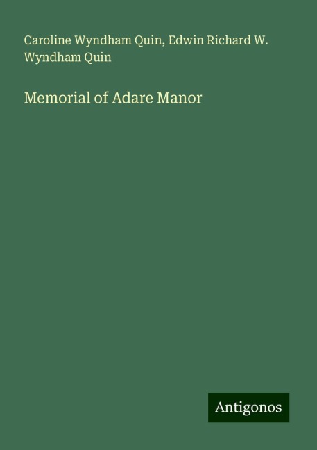 Memorial of Adare Manor