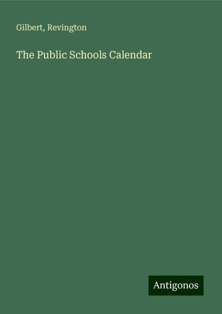 The Public Schools Calendar