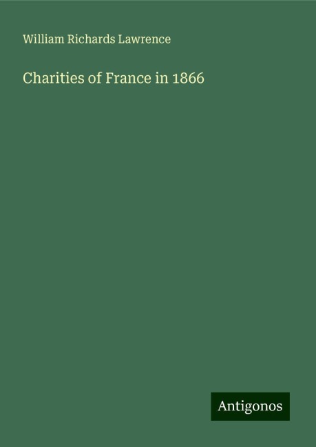 Charities of France in 1866