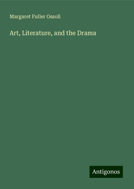 Art, Literature, and the Drama