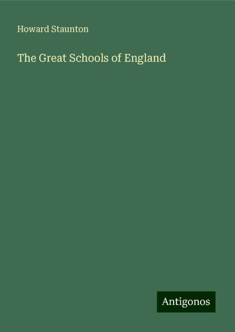 The Great Schools of England