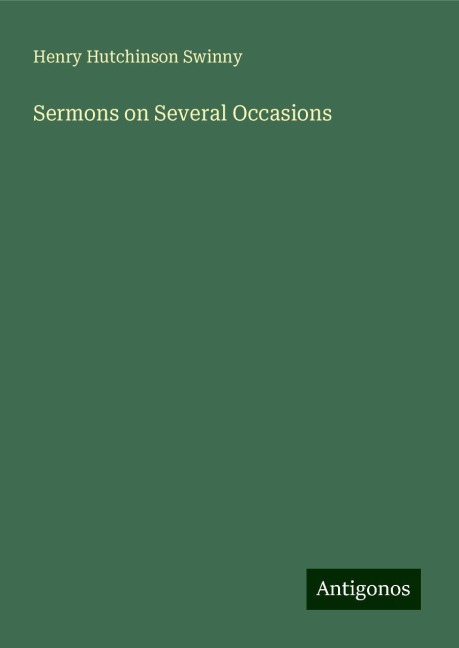 Sermons on Several Occasions