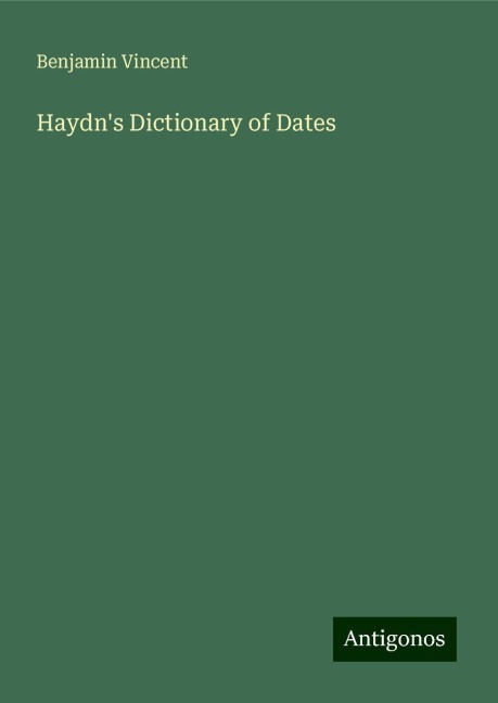 Haydns Dictionary of Dates