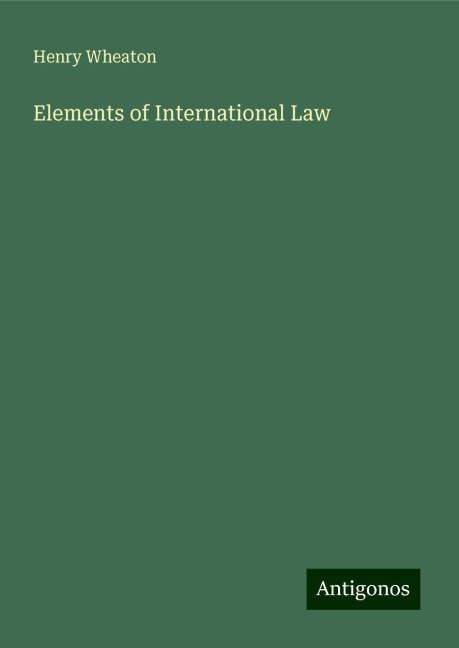 Elements of International Law