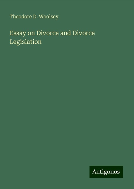 Essay on Divorce and Divorce Legislation