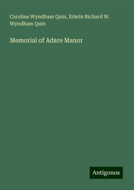 Memorial of Adare Manor