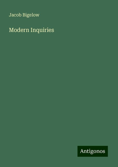 Modern Inquiries