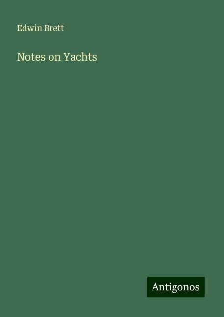 Notes on Yachts
