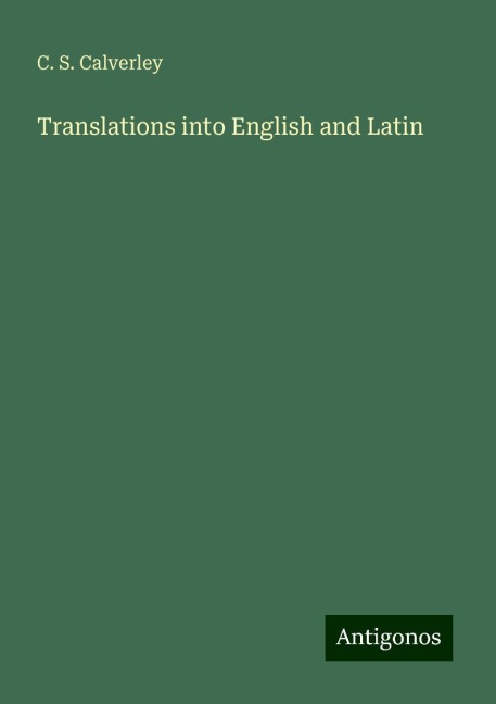 Translations into English and Latin