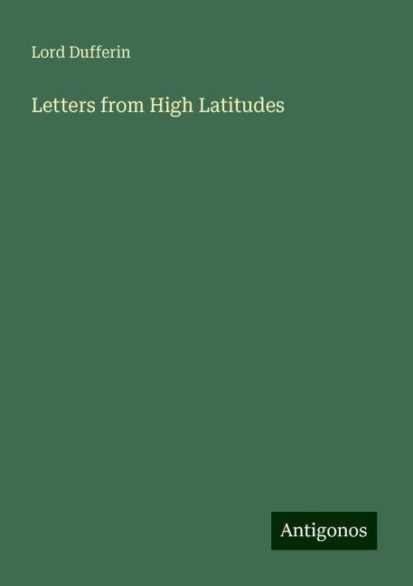 Letters from High Latitudes