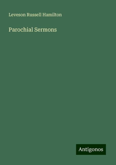 Parochial Sermons