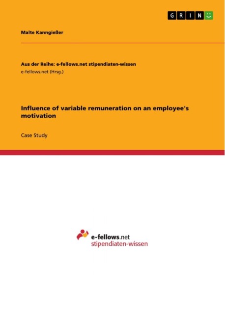 Influence of variable remuneration on an employees motivation