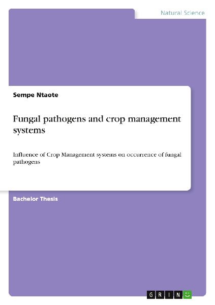 Fungal pathogens and crop management systems: Influence of Crop Management systems on occurrence of fungal pathogens