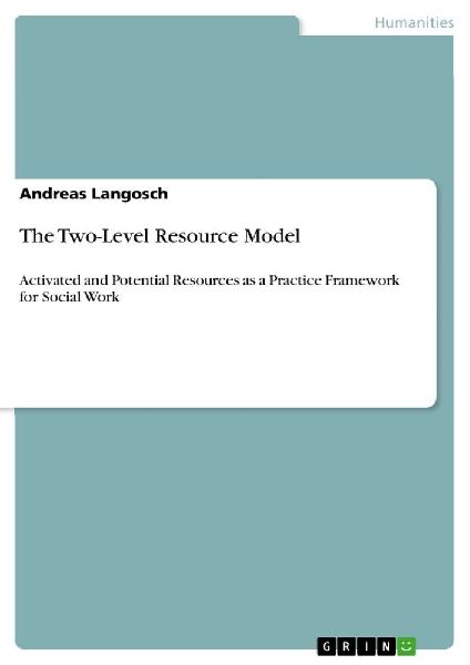 The Two-Level Resource Model: Activated and Potential Resources as a Practice Framework for Social Work