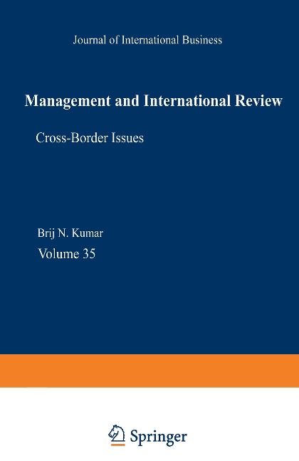 Euro-Asian Management and Business I: Cross-border Issues