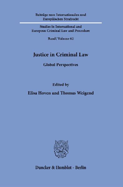 Justice in Criminal Law: Global Perspectives