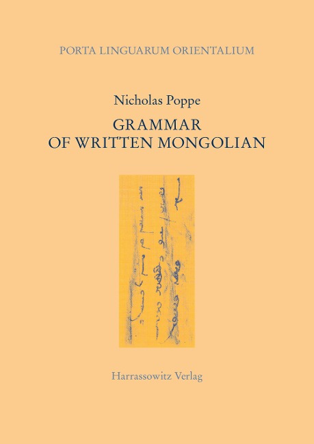 Grammar of Written Mongolian