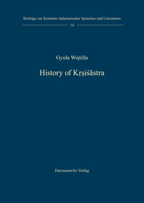History of Krsisastra: A History of Indian Literature on Traditional Agriculture