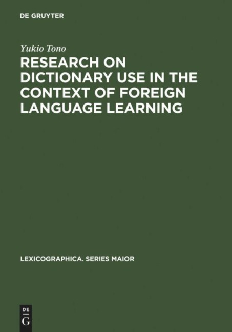 Research on Dictionary Use in the Context of Foreign Language Learning: Focus on Reading Comprehension