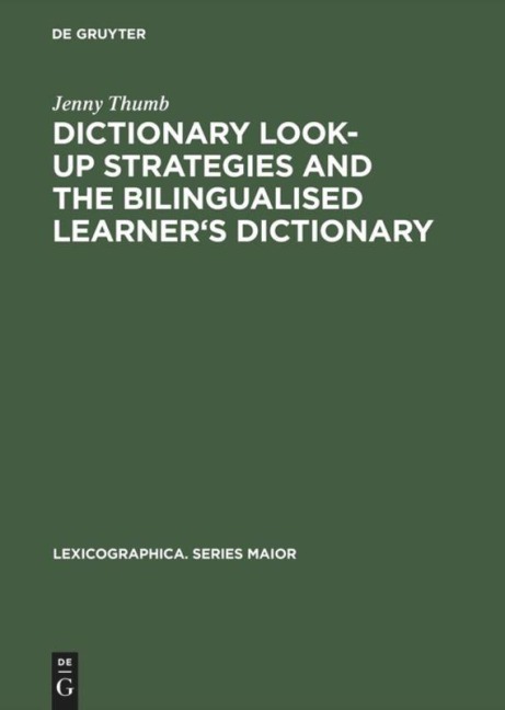 Dictionary Look-up Strategies and the Bilingualised Learners Dictionary: A Think-aloud Study