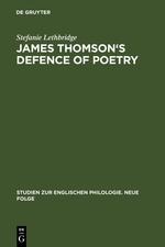 James Thomsons Defence of Poetry: Intertextual Allusion in The Seasons