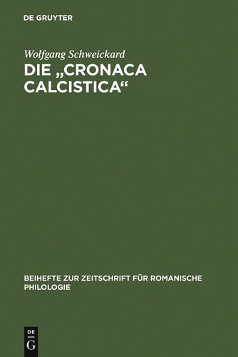 Beihefte Zur Zeitschrift Für Romanische Philologie