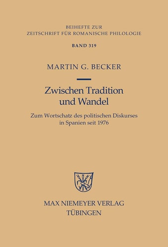 Beihefte Zur Zeitschrift Für Romanische Philologie