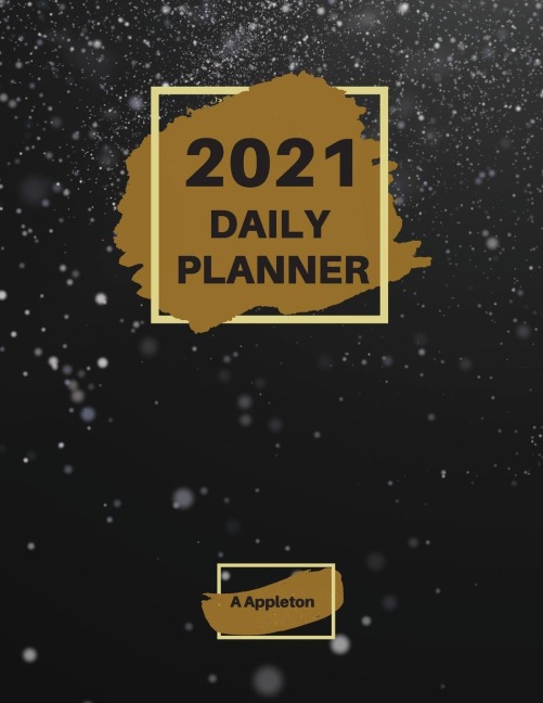 2021 DAILY PLANNER: Wonderful 2021 Daily Planner with 1 page per day made in large format of 8.5 x 11 inches that gives you enough space to focus on everything you need to have a very productive day. Perfect for professionals, students and about anyone th