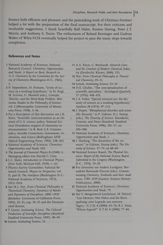 Chemical Sciences in the 20th Century Bridging Boundaries