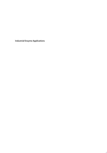 Industrial Enzyme Applications