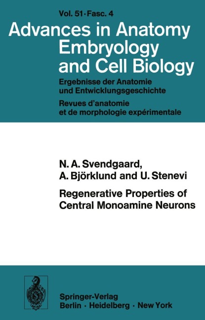 Regenerative Properties of Central Monoamine Neurons: Studies in the Adult Rat Using Cerebral Iris Implants as Targets