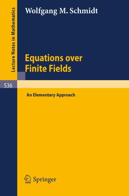 Equations over Finite Fields: An Elementary Approach