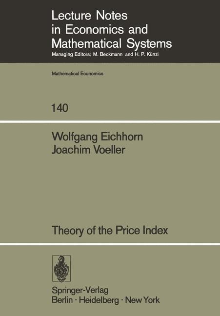 Theory of the Price Index: Fishers Test Approach and Generalizations