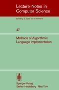 Methods of Algorithmic Language Implementation