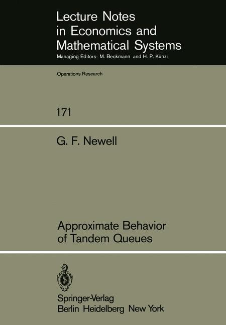 Approximate Behavior of Tandem Queues