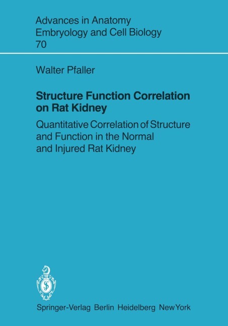 Structure Function Correlation on Rat Kidney: Quantitative Correlation of Structure and Function in the Normal and Injured Rat Kidney