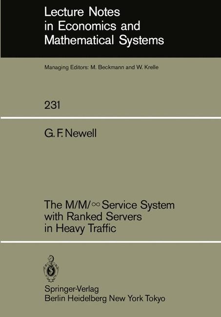 The M/M/¿Service System with Ranked Servers in Heavy Traffic