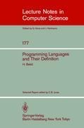 Programming Languages and their Definition: Selected Papers