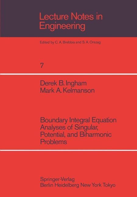 Boundary Integral Equation Analyses of Singular, Potential, and Biharmonic Problems