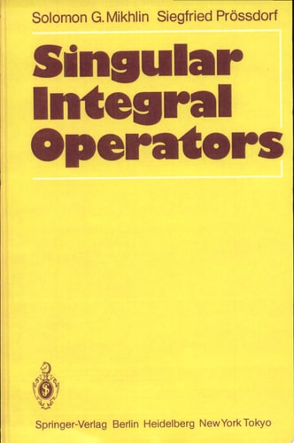 Singular Integral Operators